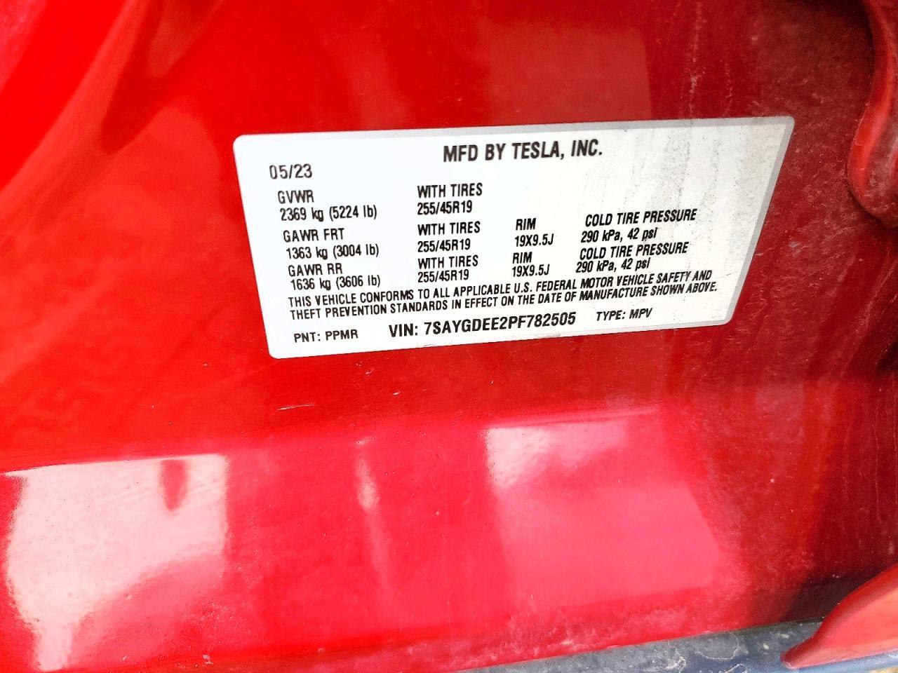 2023 TESLA MODEL Y