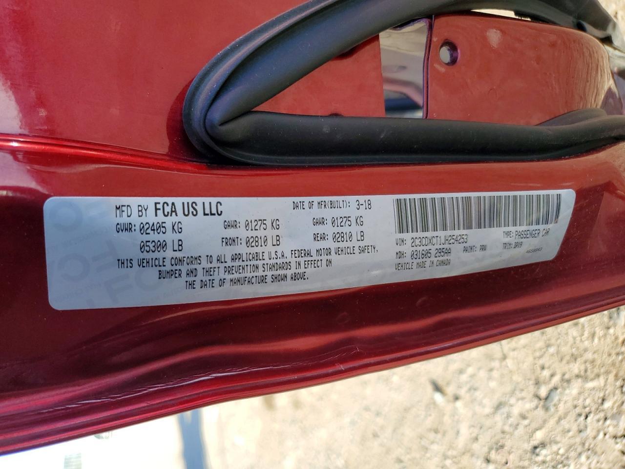 2018 DODGE CHARGER