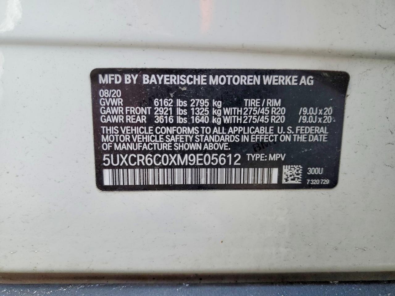 2021 BMW X5