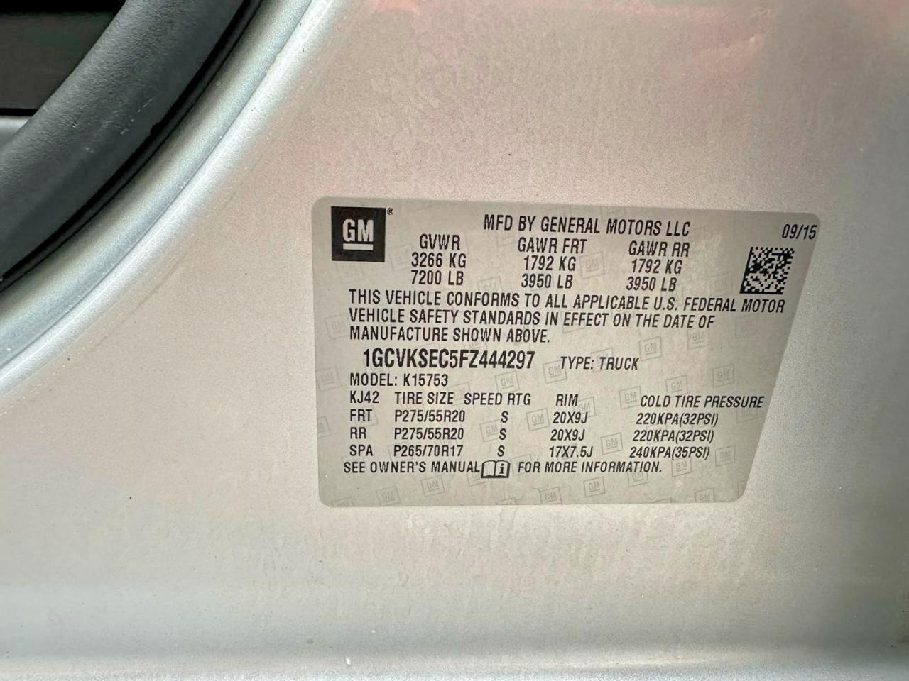 2015 CHEVROLET Silverado