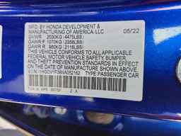 2022 HONDA ACCORD