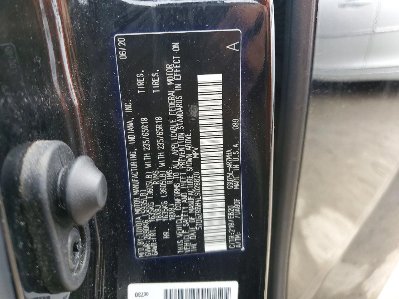 2020 TOYOTA HIGHLANDER