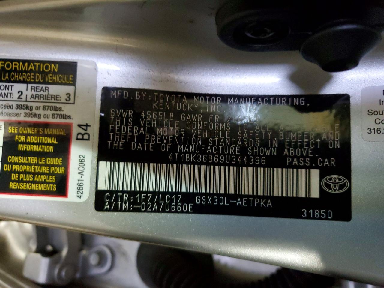 2009 TOYOTA Avalon
