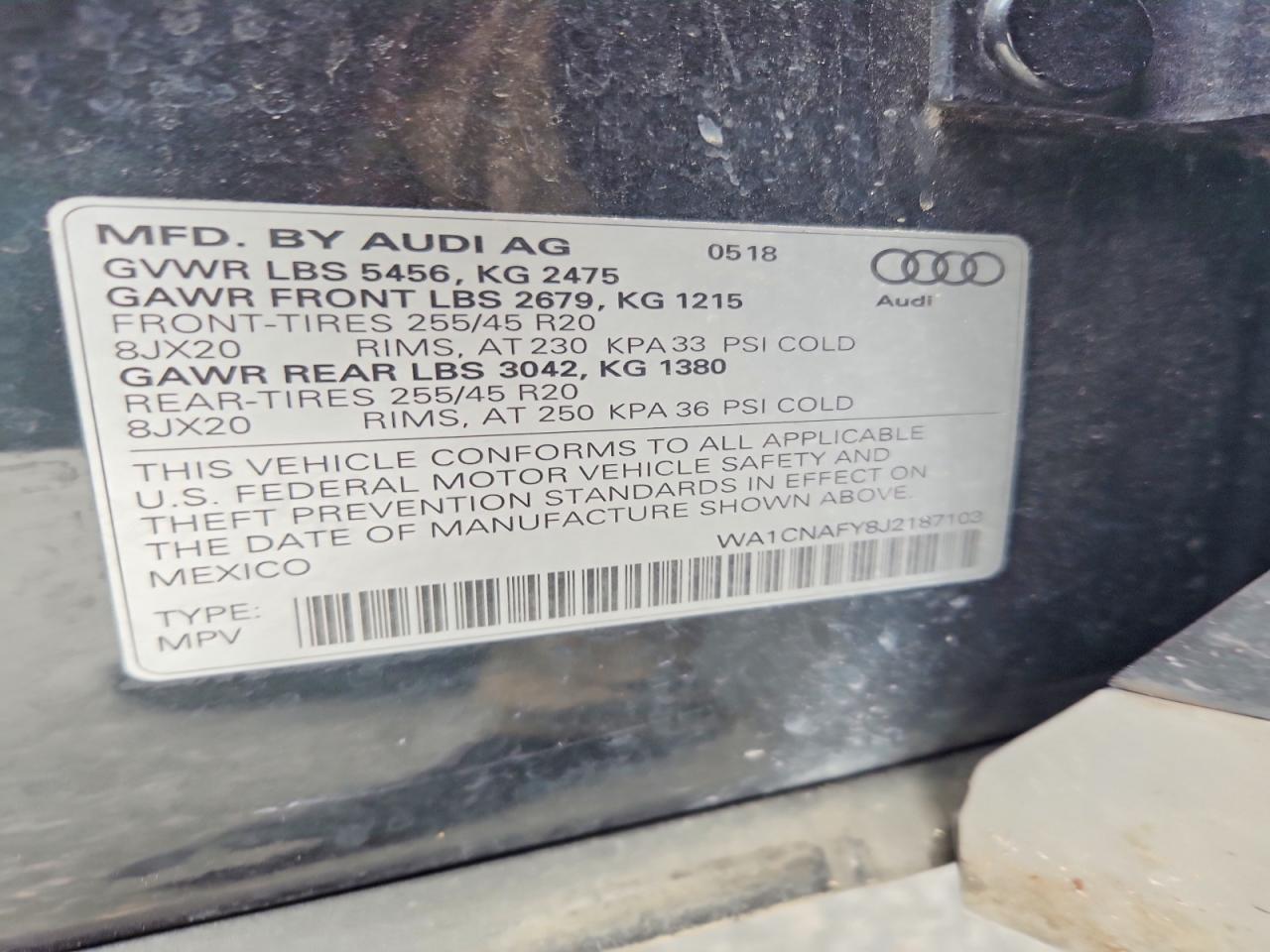 2018 AUDI Q5