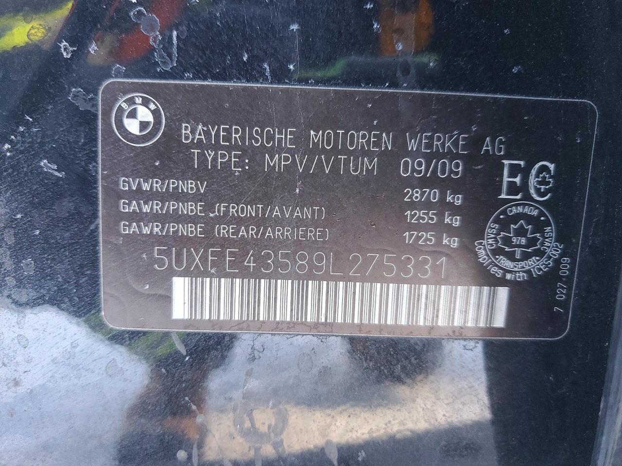 2009 BMW X5