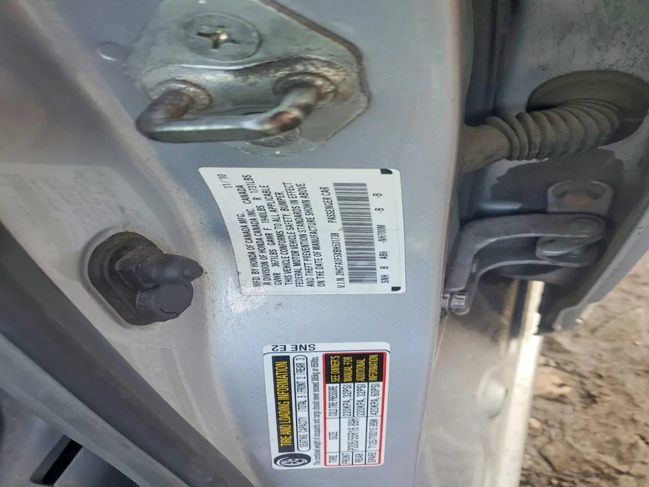 2011 HONDA CIVIC