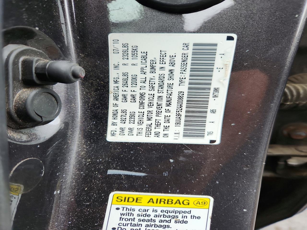 2010 ACURA TL