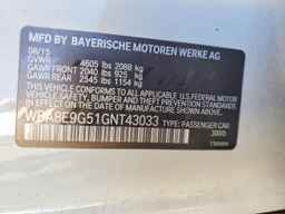 2016 BMW 3 SERIES