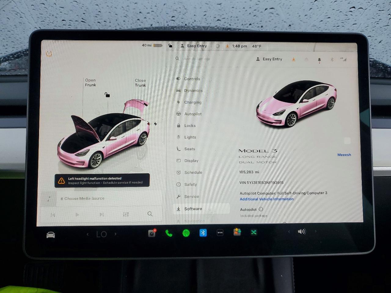 2022 TESLA MODEL 3