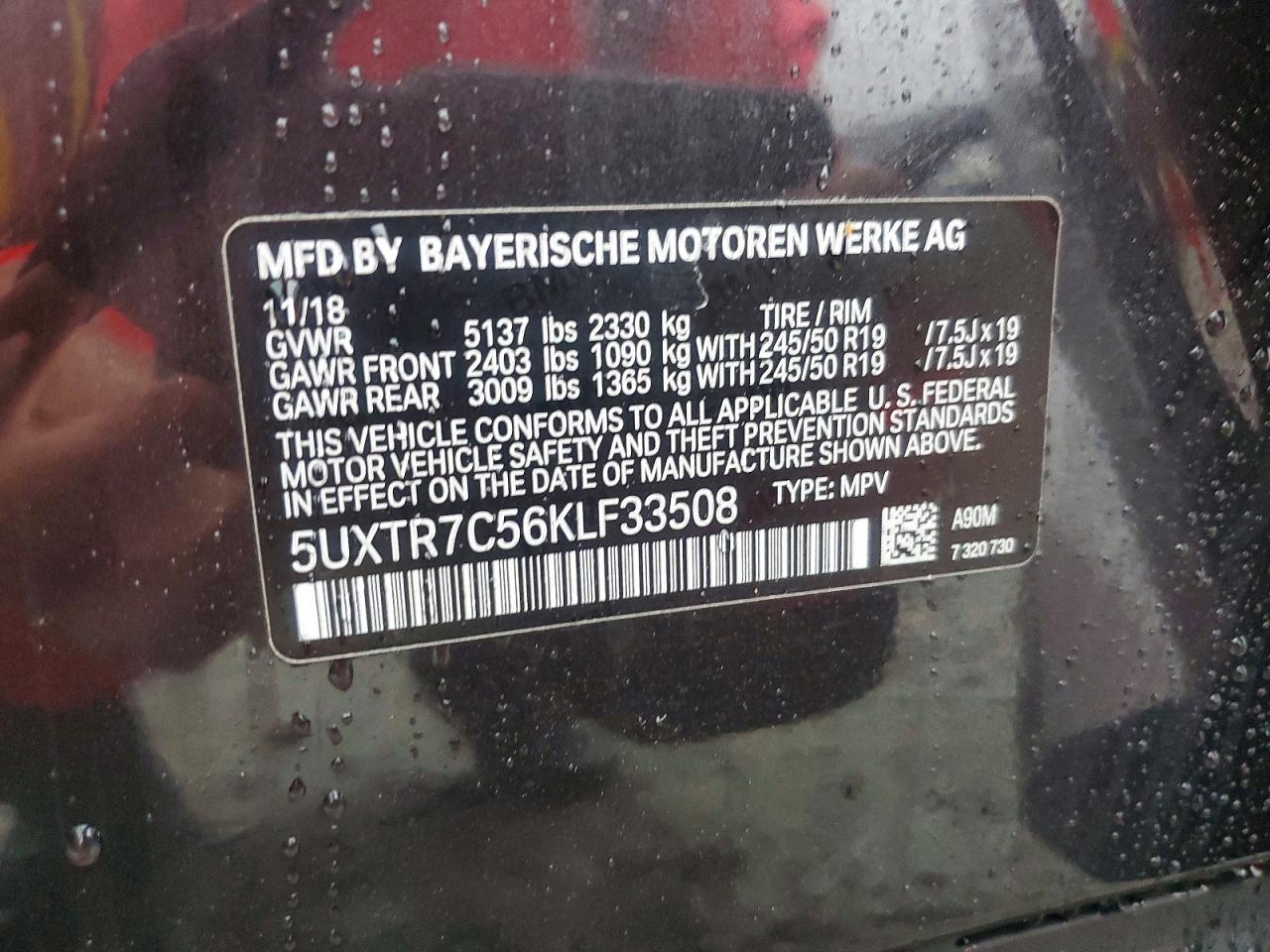 2019 BMW X3