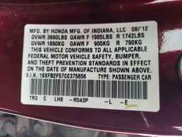 2012 HONDA CIVIC