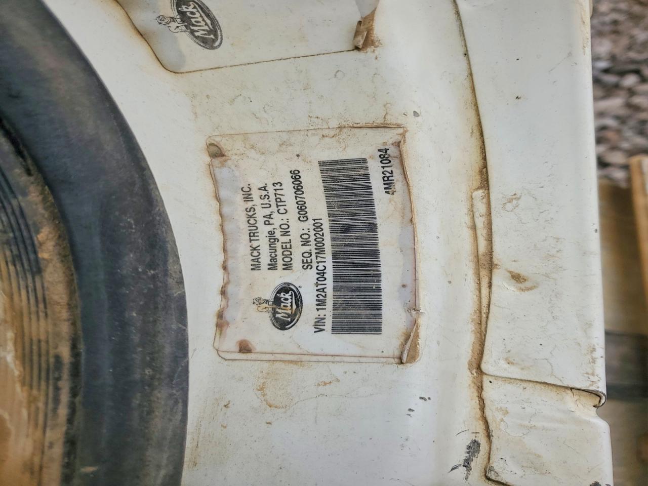 2007 MACK Ctp713