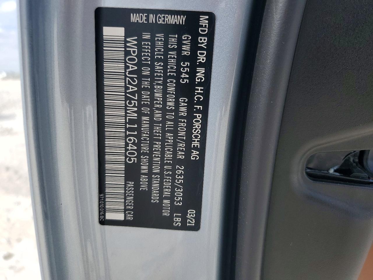 2021 PORSCHE Panamera