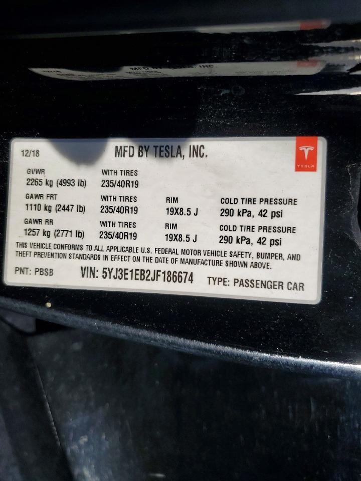 2018 TESLA MODEL 3