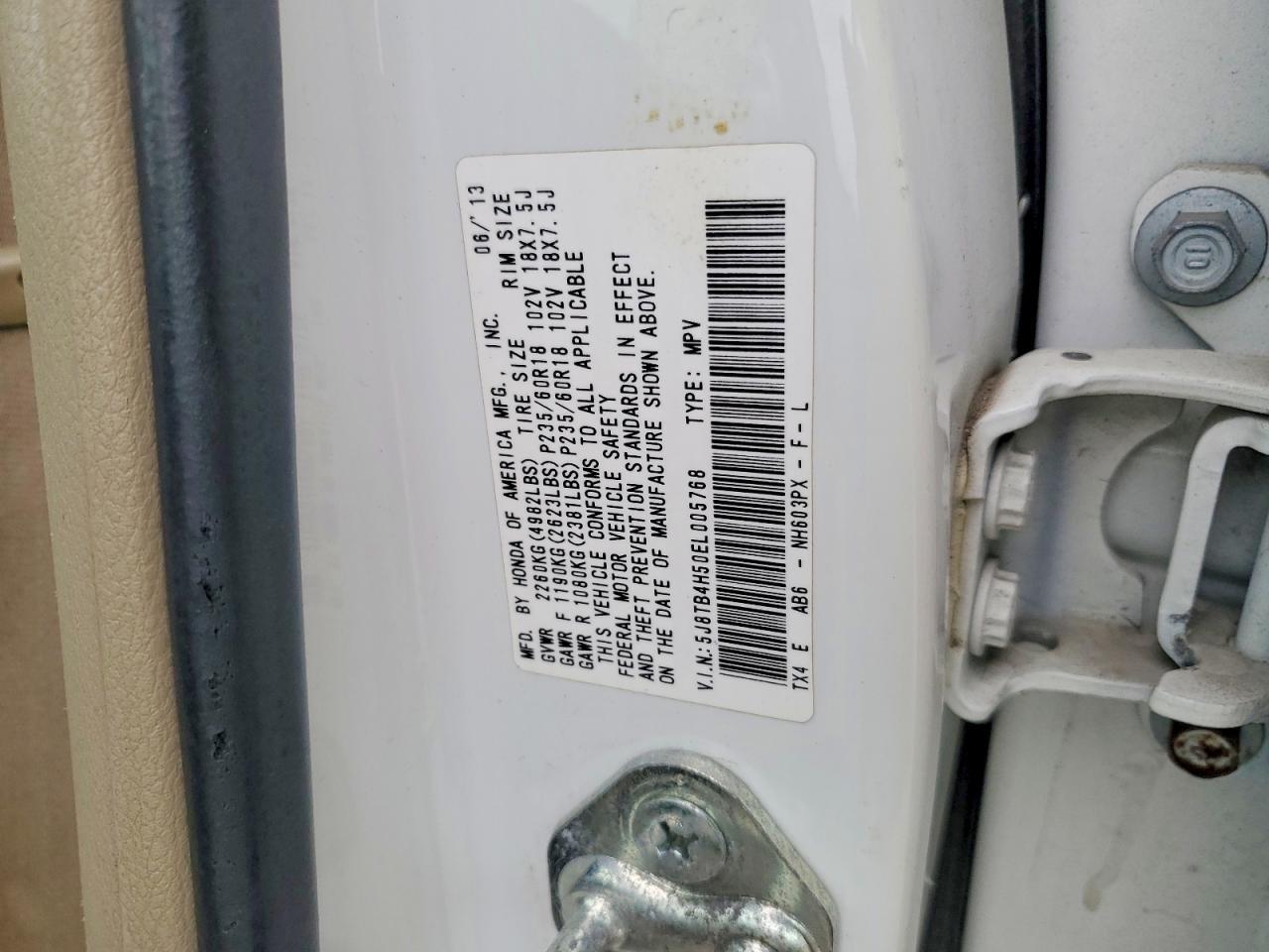 2014 ACURA RDX
