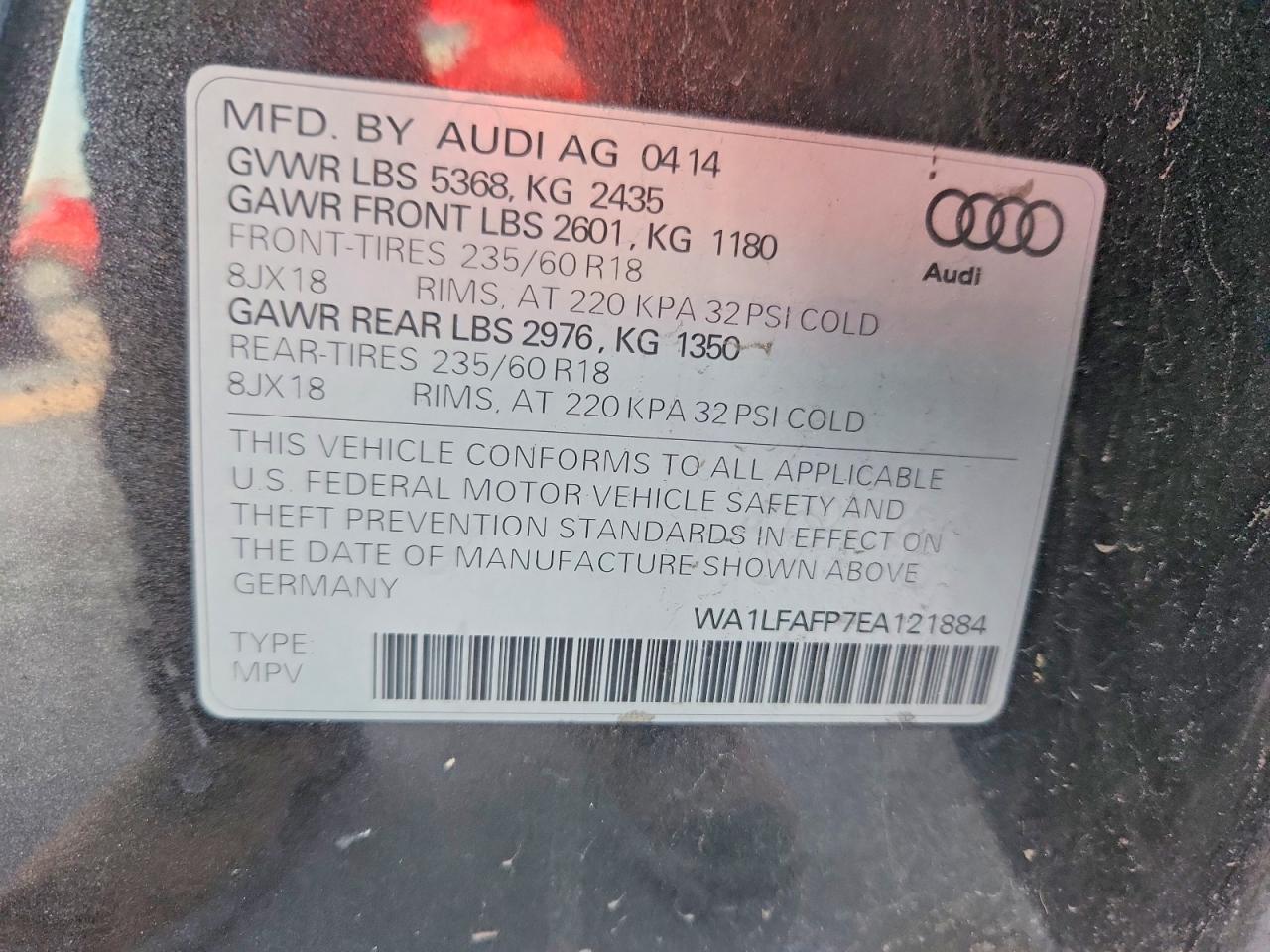 2014 AUDI Q5