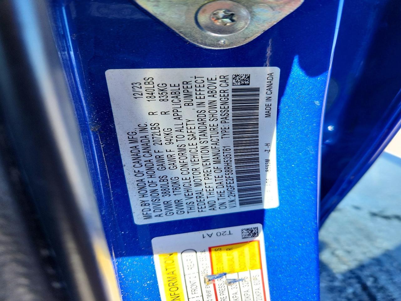 2024 HONDA CIVIC