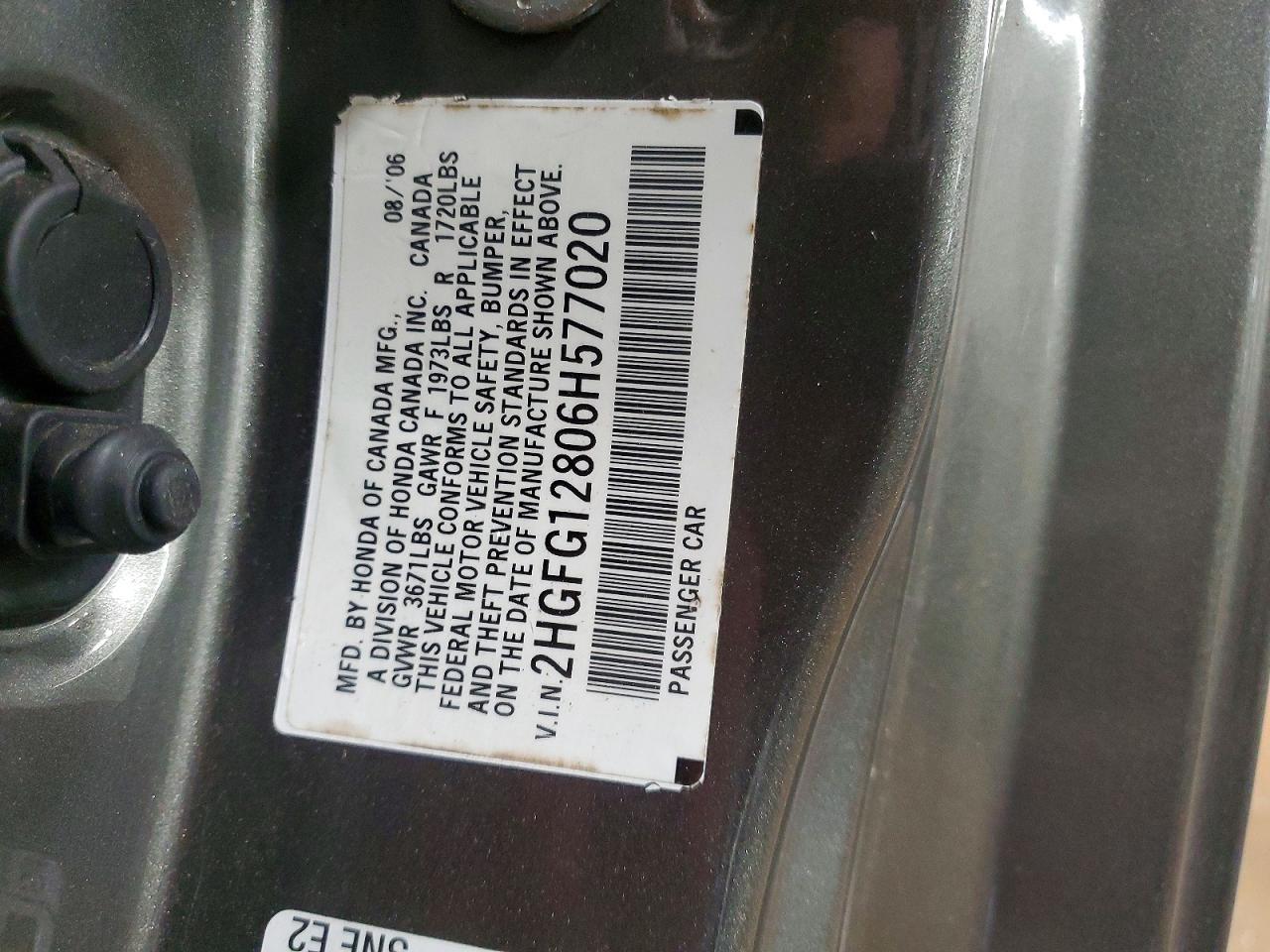 2006 HONDA CIVIC
