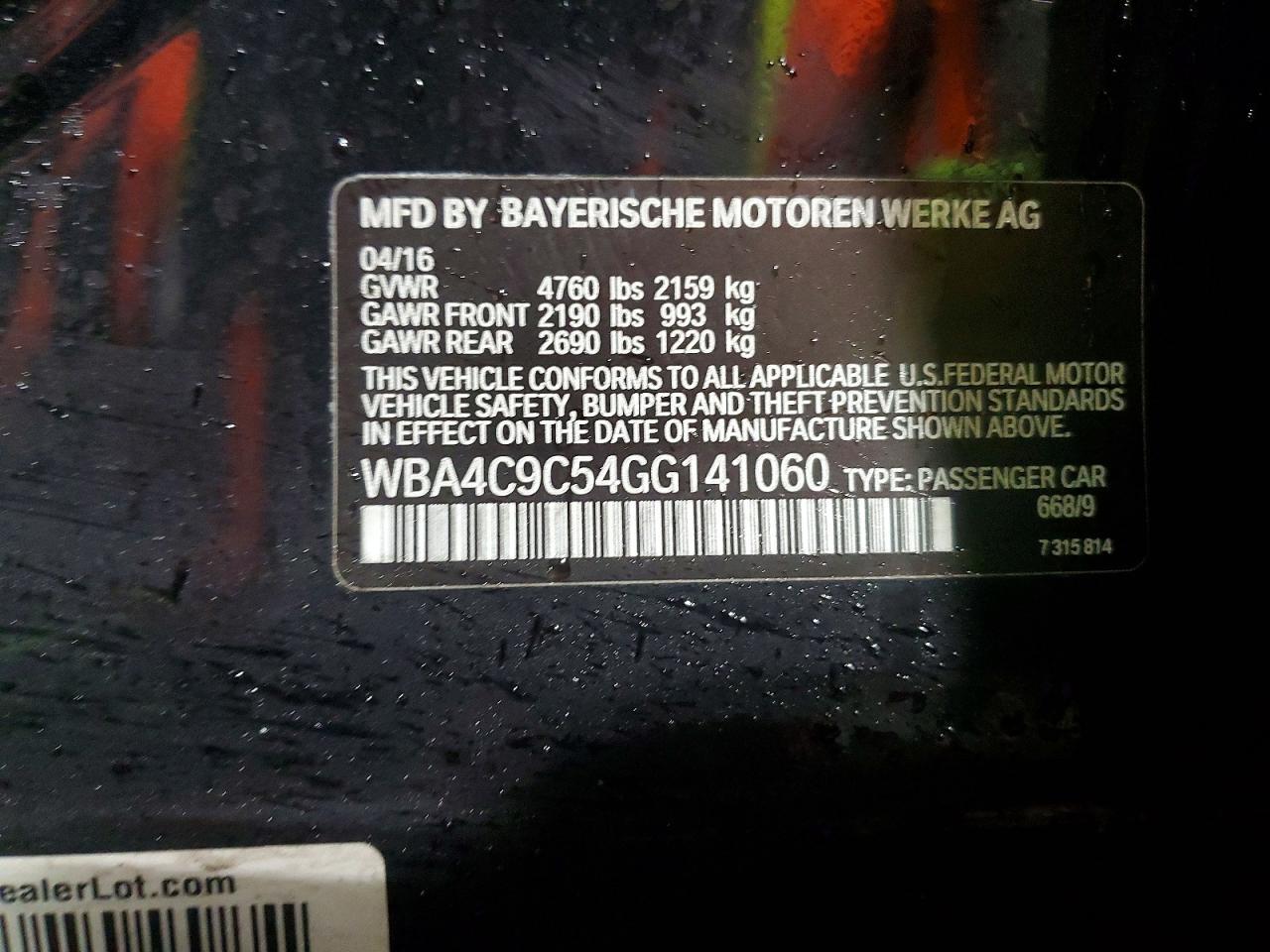 2016 BMW 4 Series