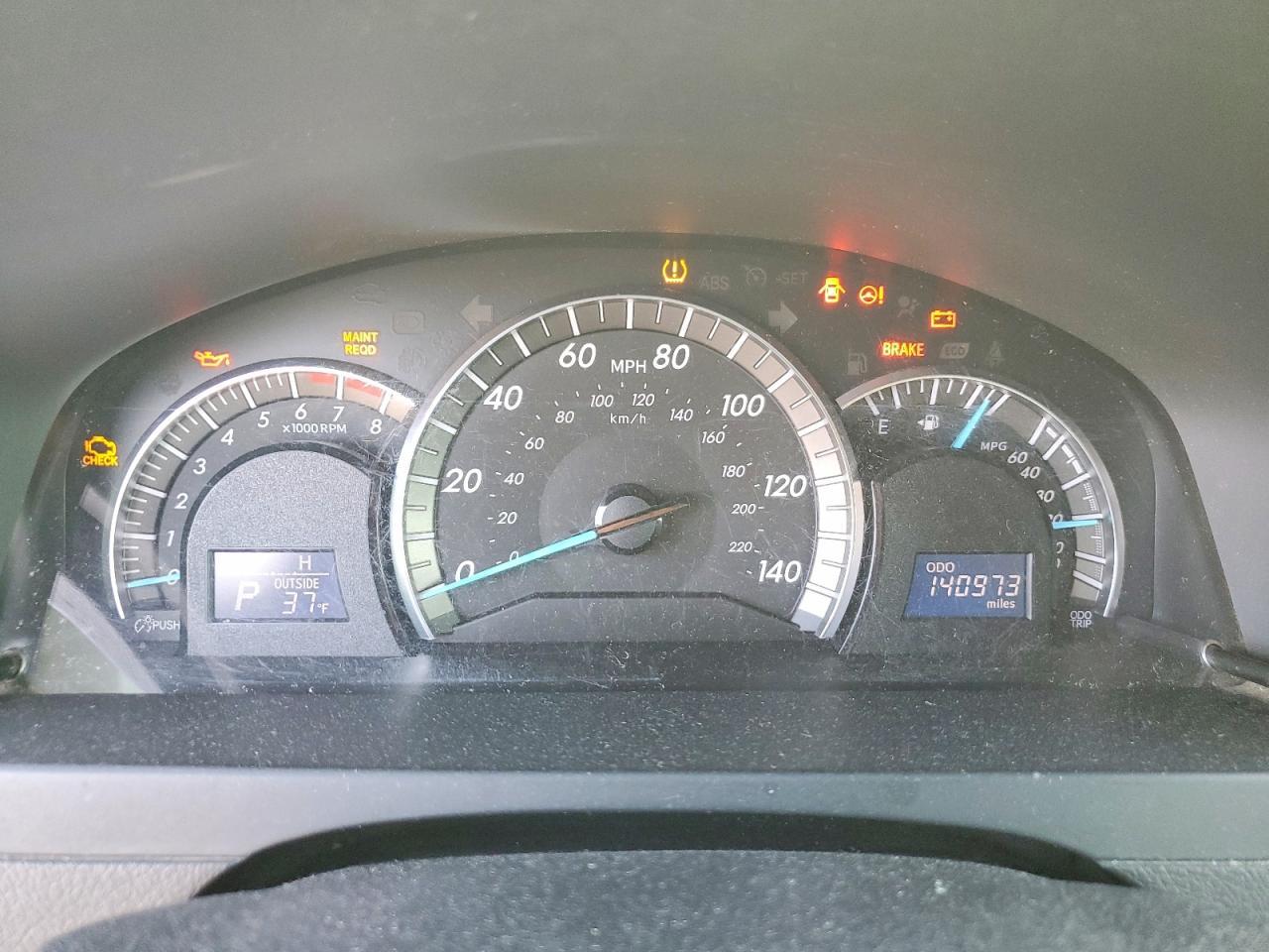 2012 TOYOTA CAMRY