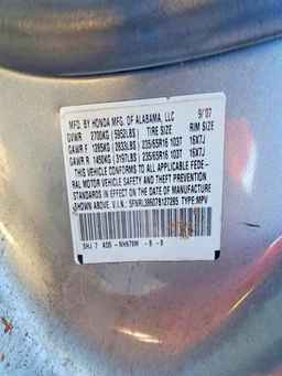 2007 HONDA ODYSSEY