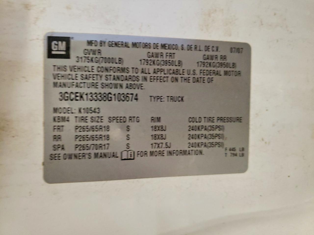 2008 CHEVROLET Silverado