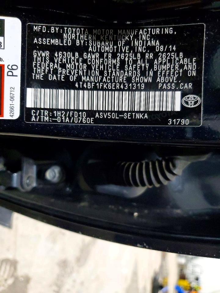 2014 TOYOTA CAMRY