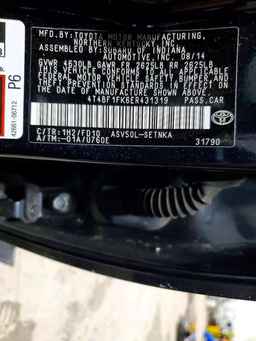 2014 TOYOTA CAMRY