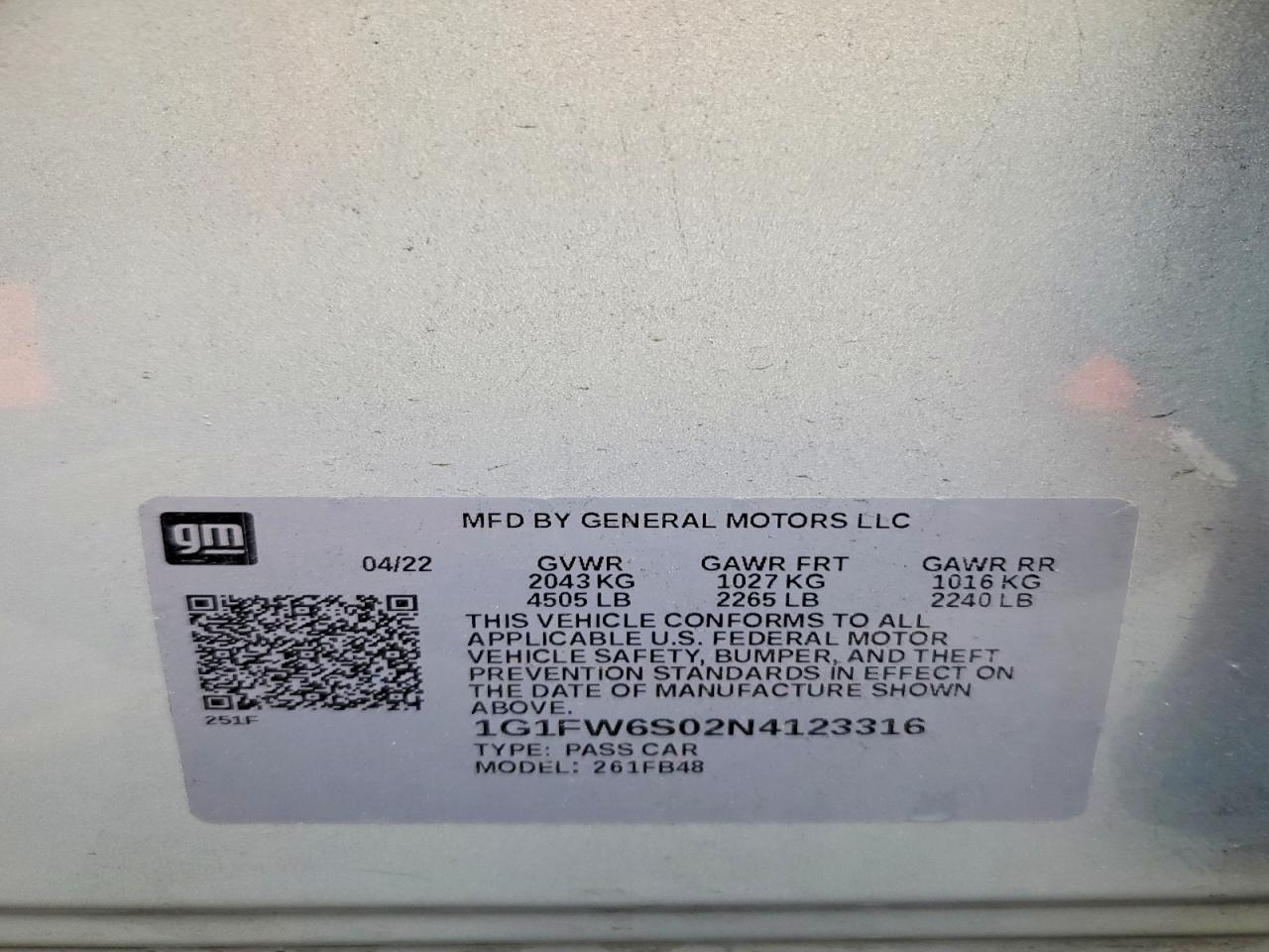 2022 CHEVROLET Bolt EV