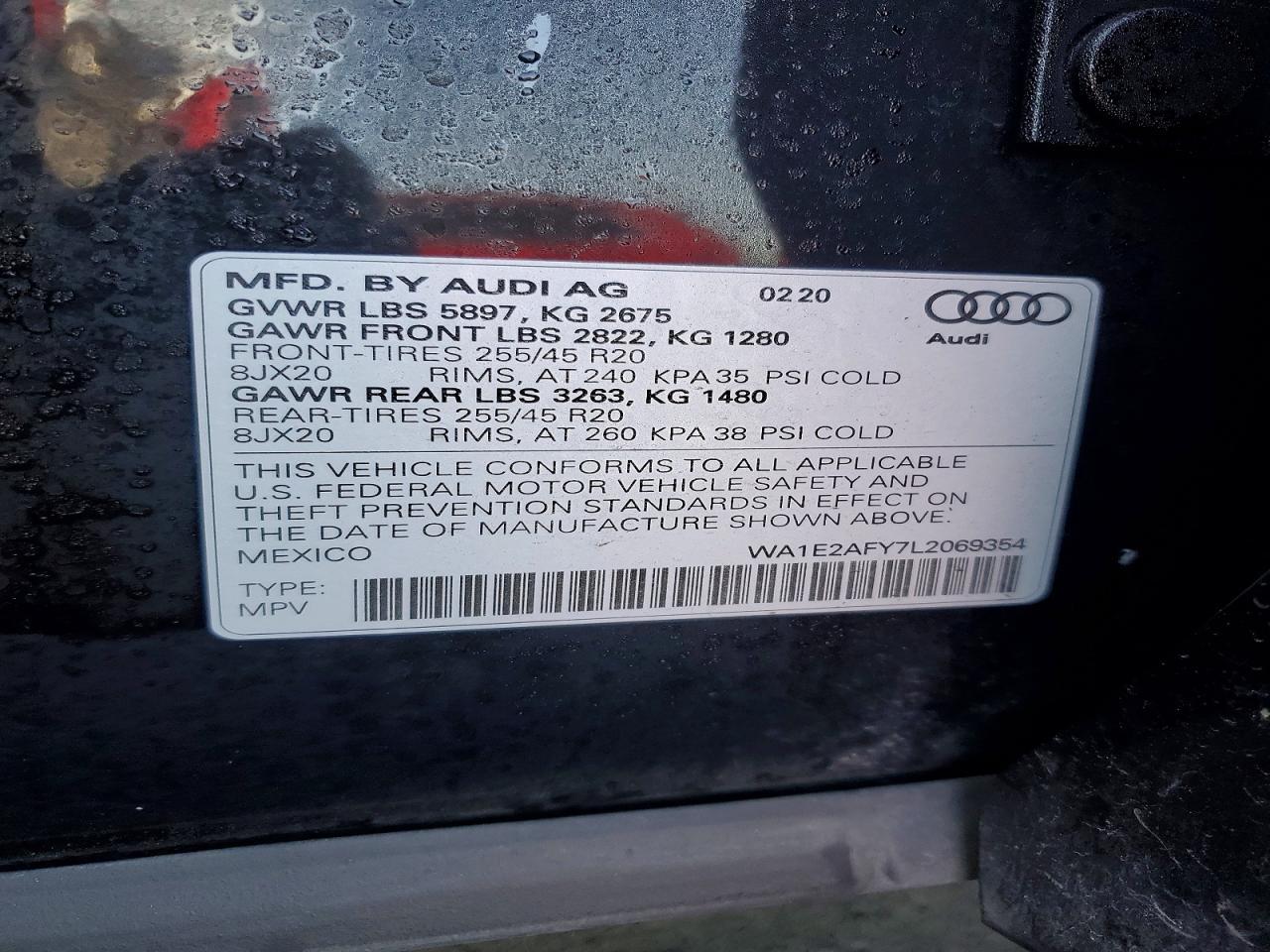 2020 AUDI Q5