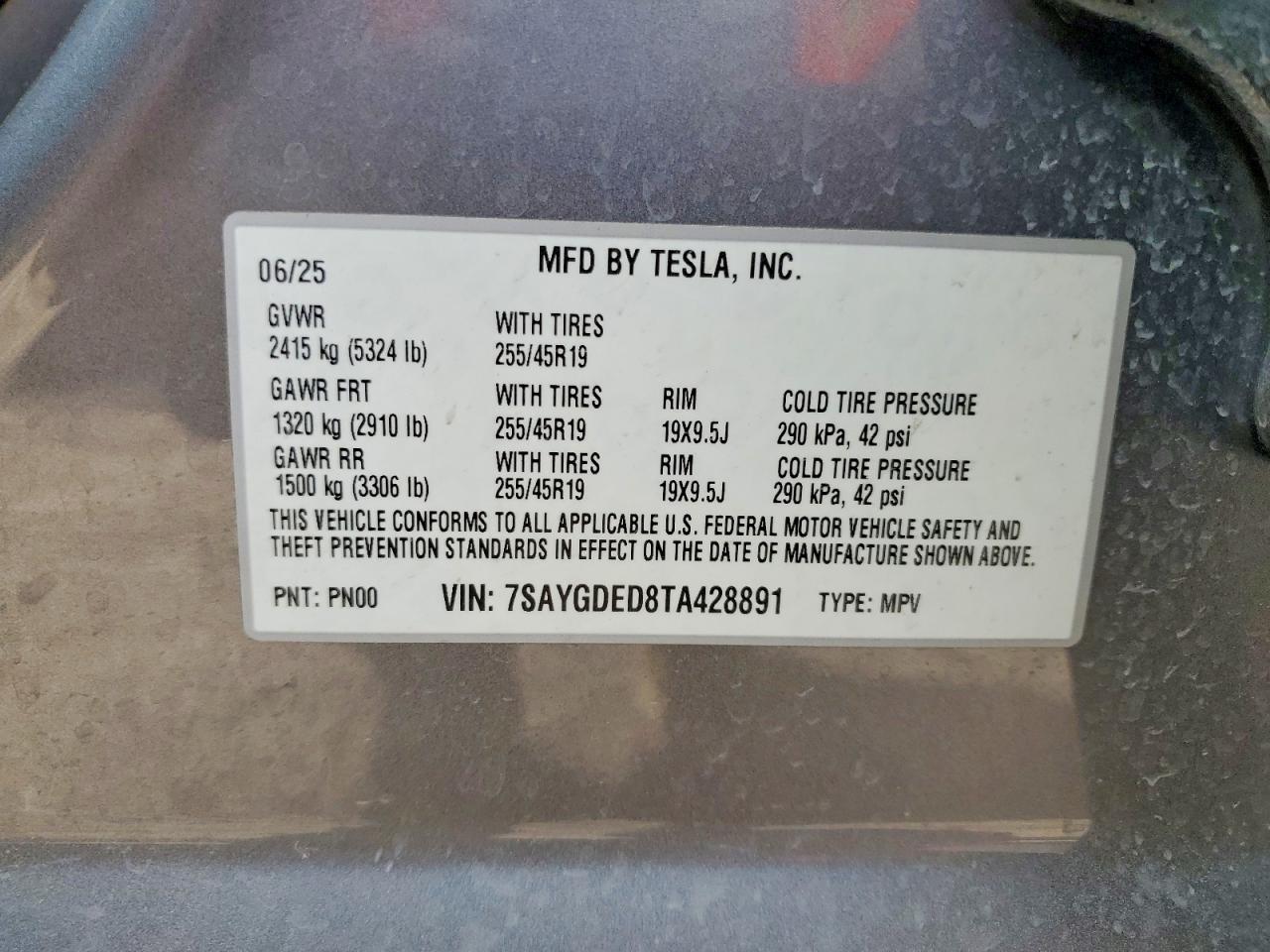 2026 TESLA MODEL Y
