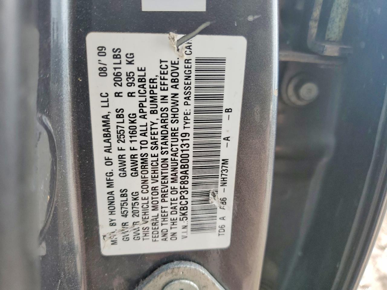 2010 HONDA ACCORD