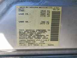 2015 NISSAN ALTIMA