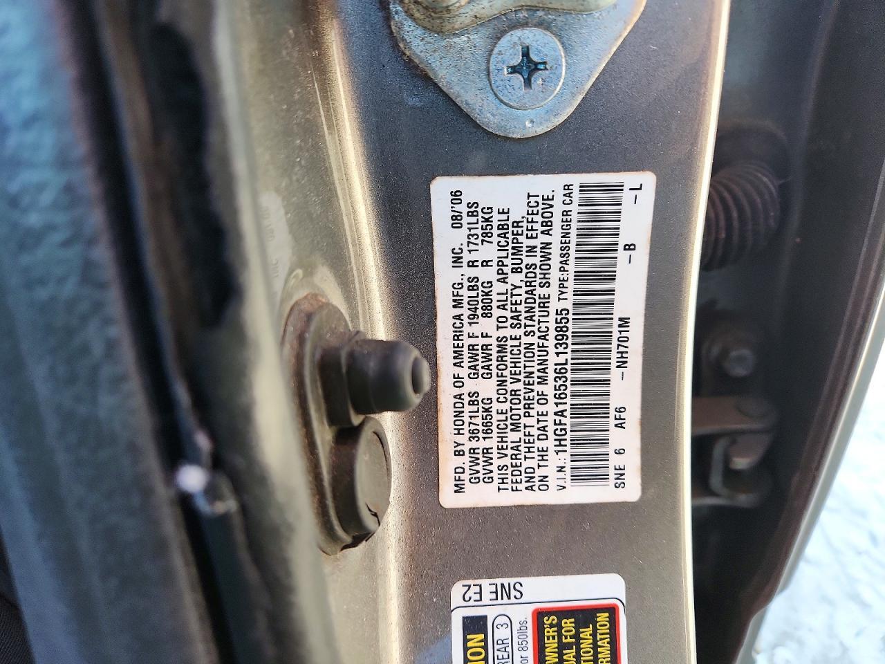 2006 HONDA CIVIC