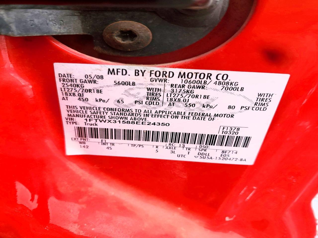 2008 FORD F-350