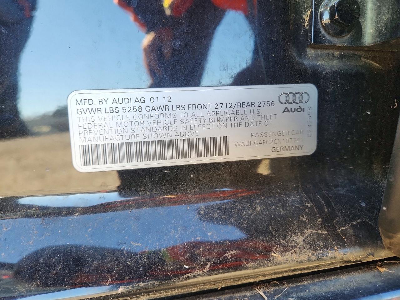 2012 AUDI A6