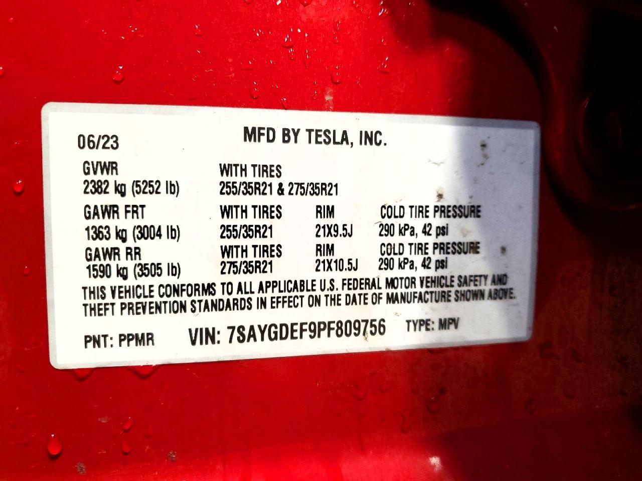 2023 TESLA MODEL Y