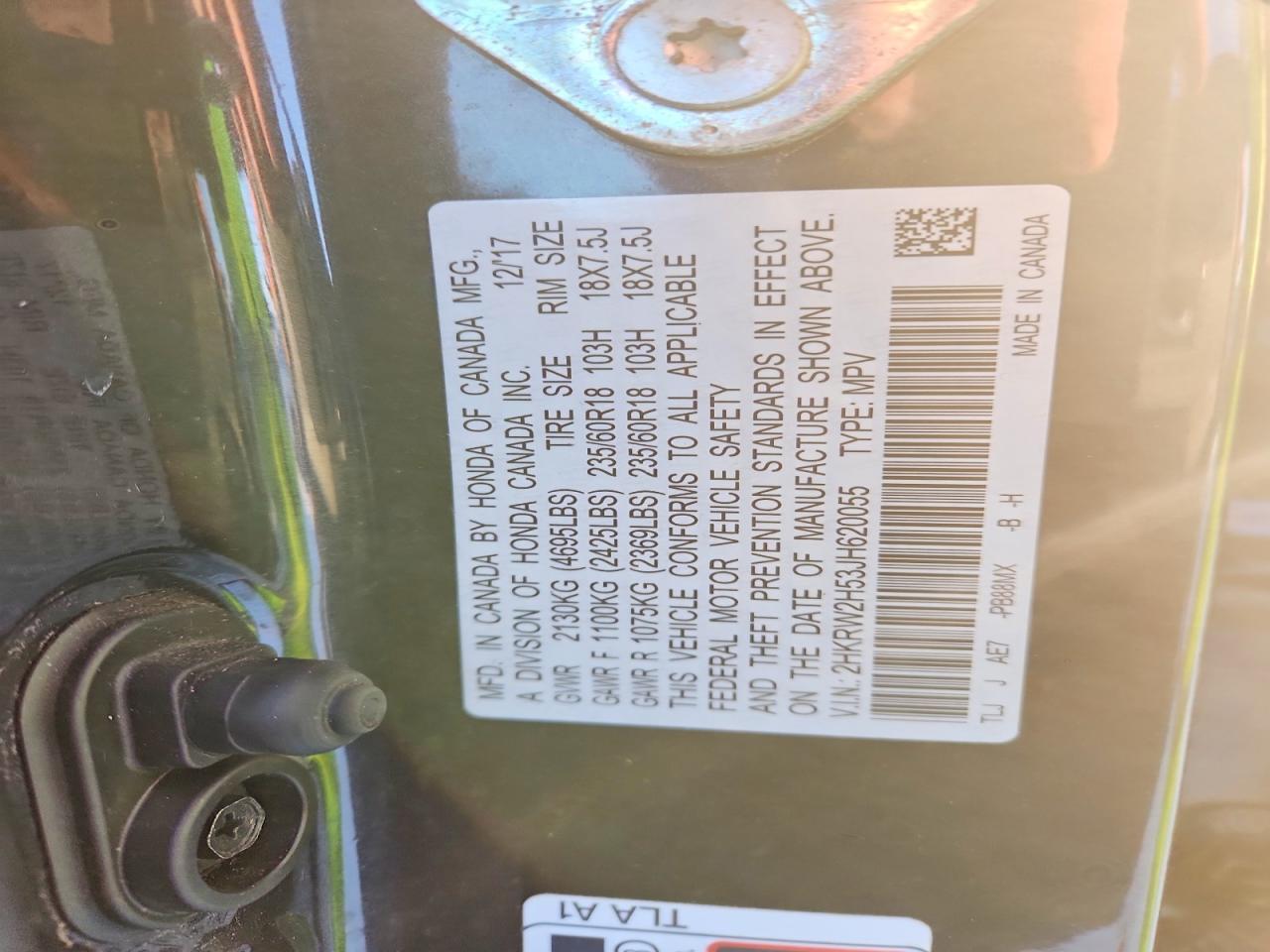 2018 HONDA CR-V