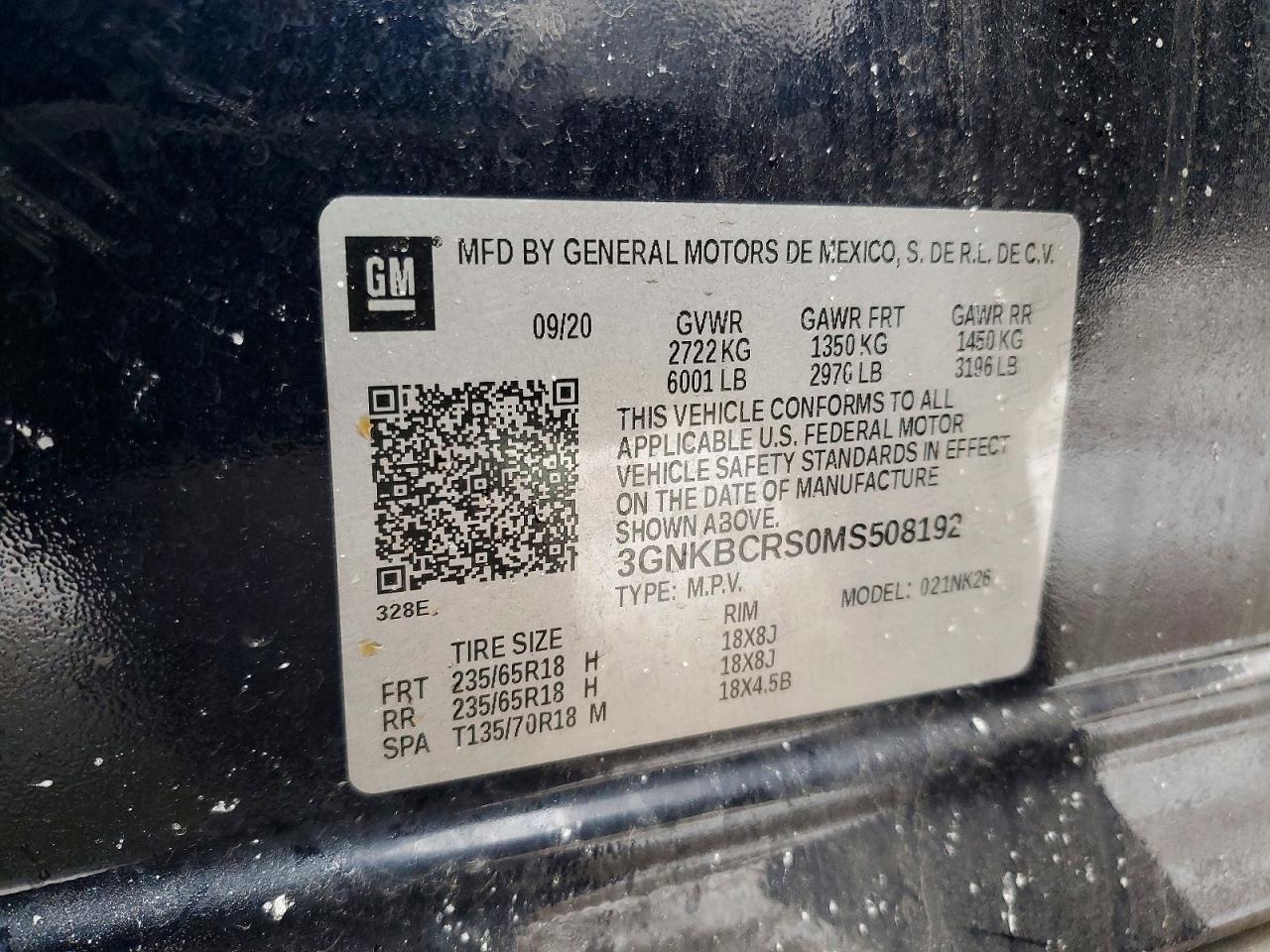 2021 CHEVROLET BLAZER
