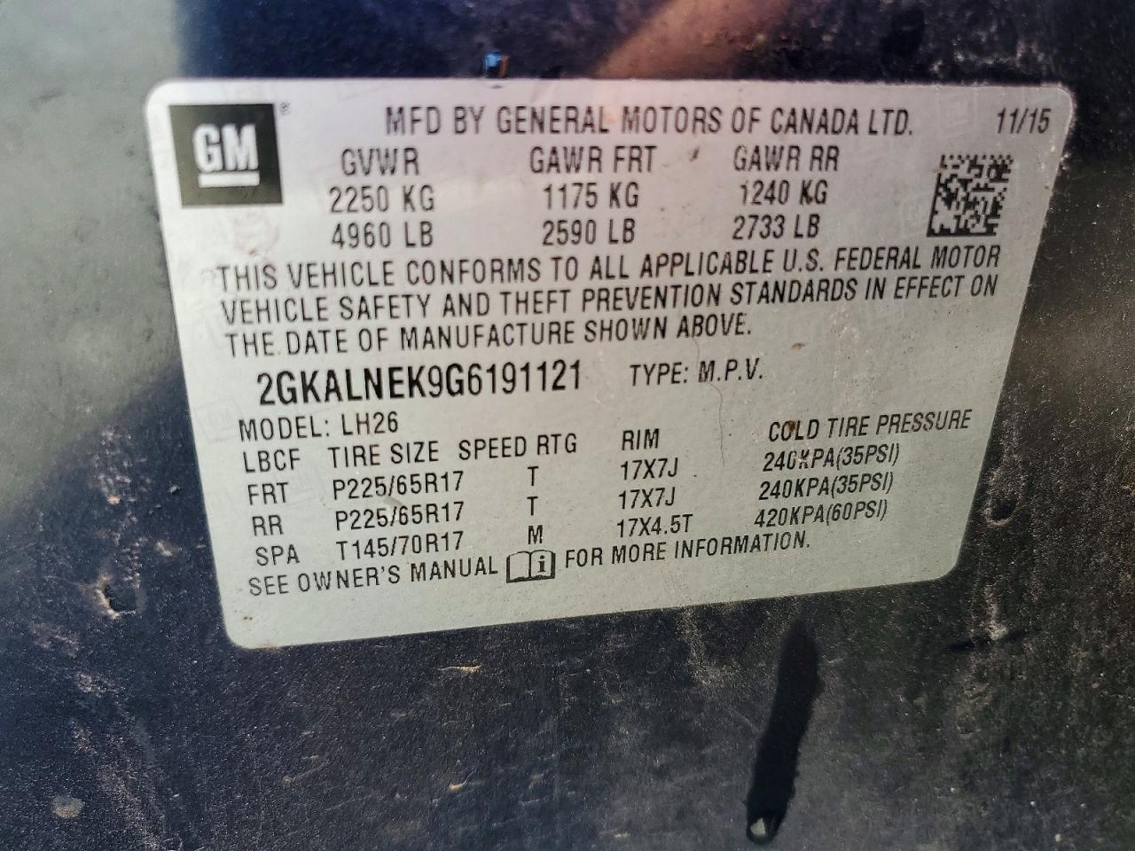 2016 GMC Terrain