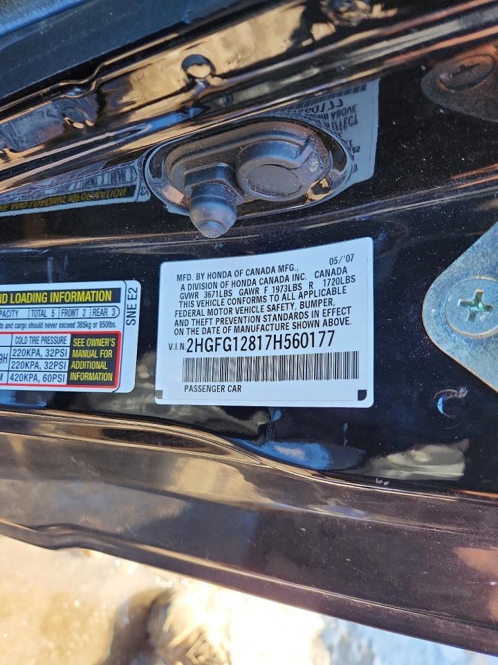 2007 HONDA CIVIC