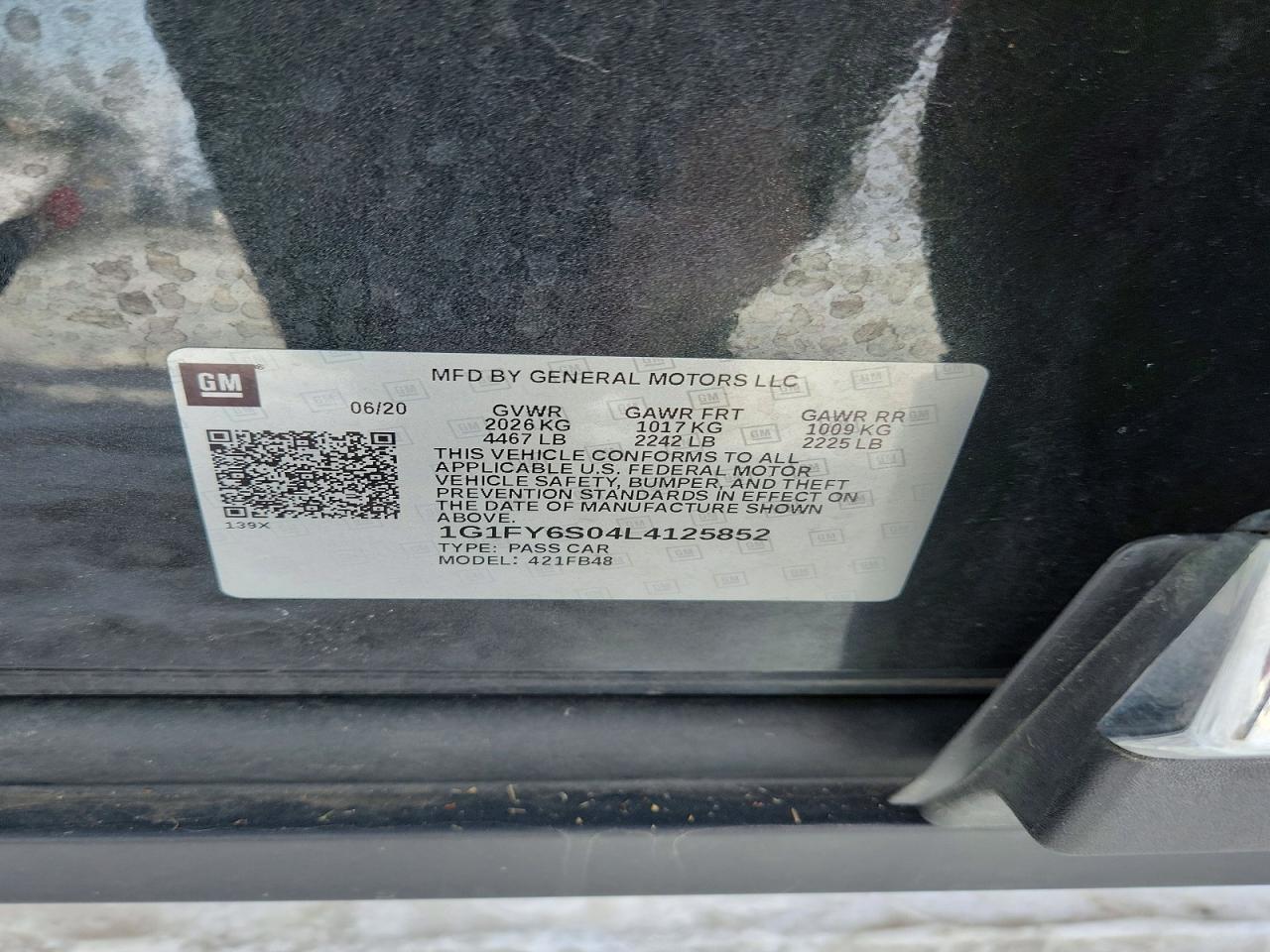 2020 CHEVROLET Bolt EV