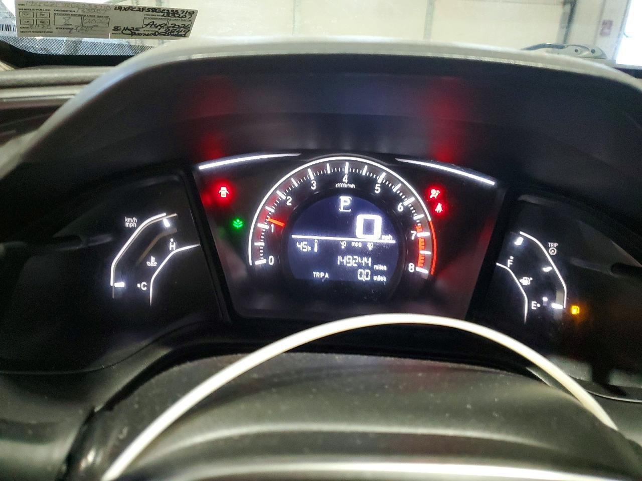 2016 HONDA CIVIC