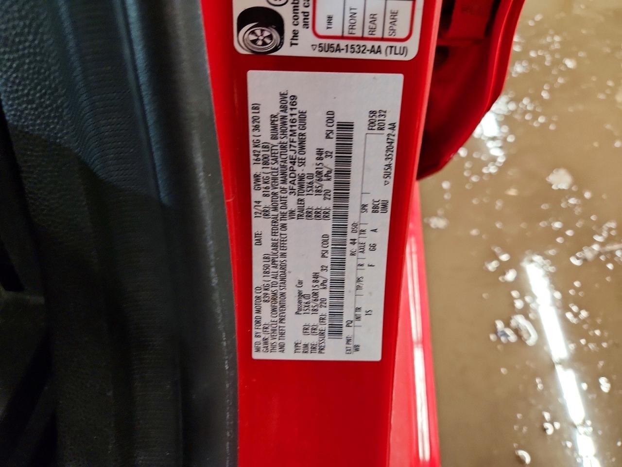 2015 FORD Fiesta