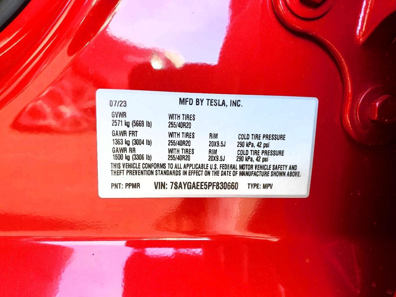 2023 TESLA MODEL Y
