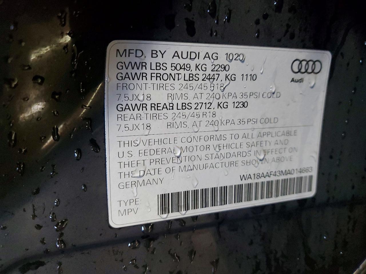 2021 AUDI A4 allroad