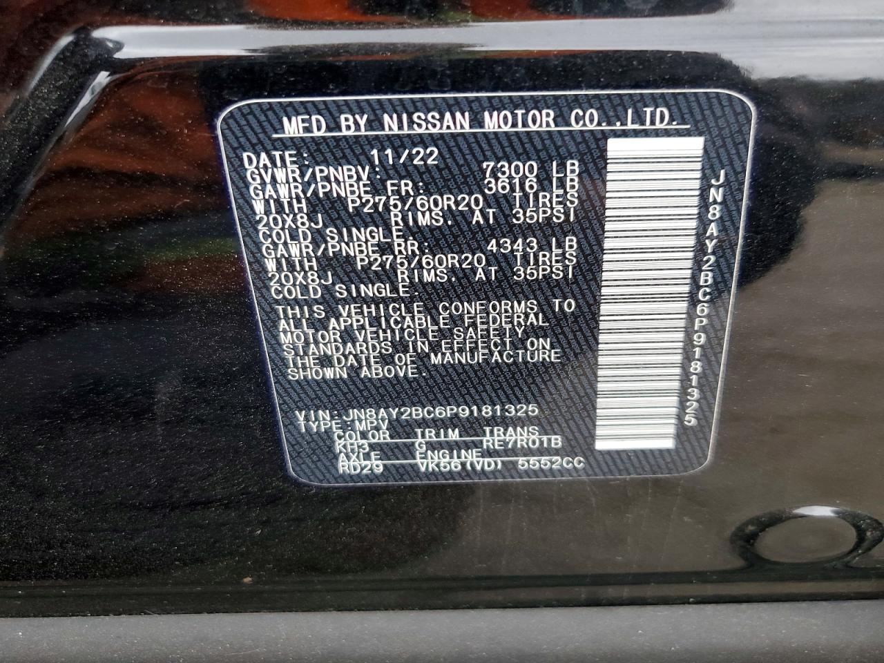 2023 NISSAN Armada