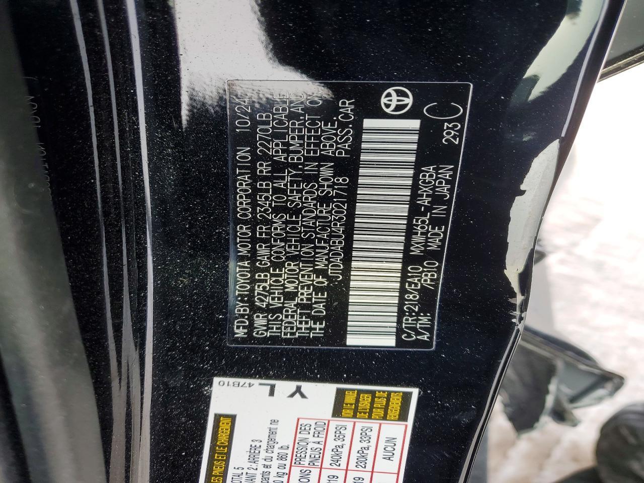 2024 TOYOTA PRIUS