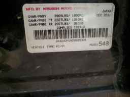 2012 MITSUBISHI LANCER