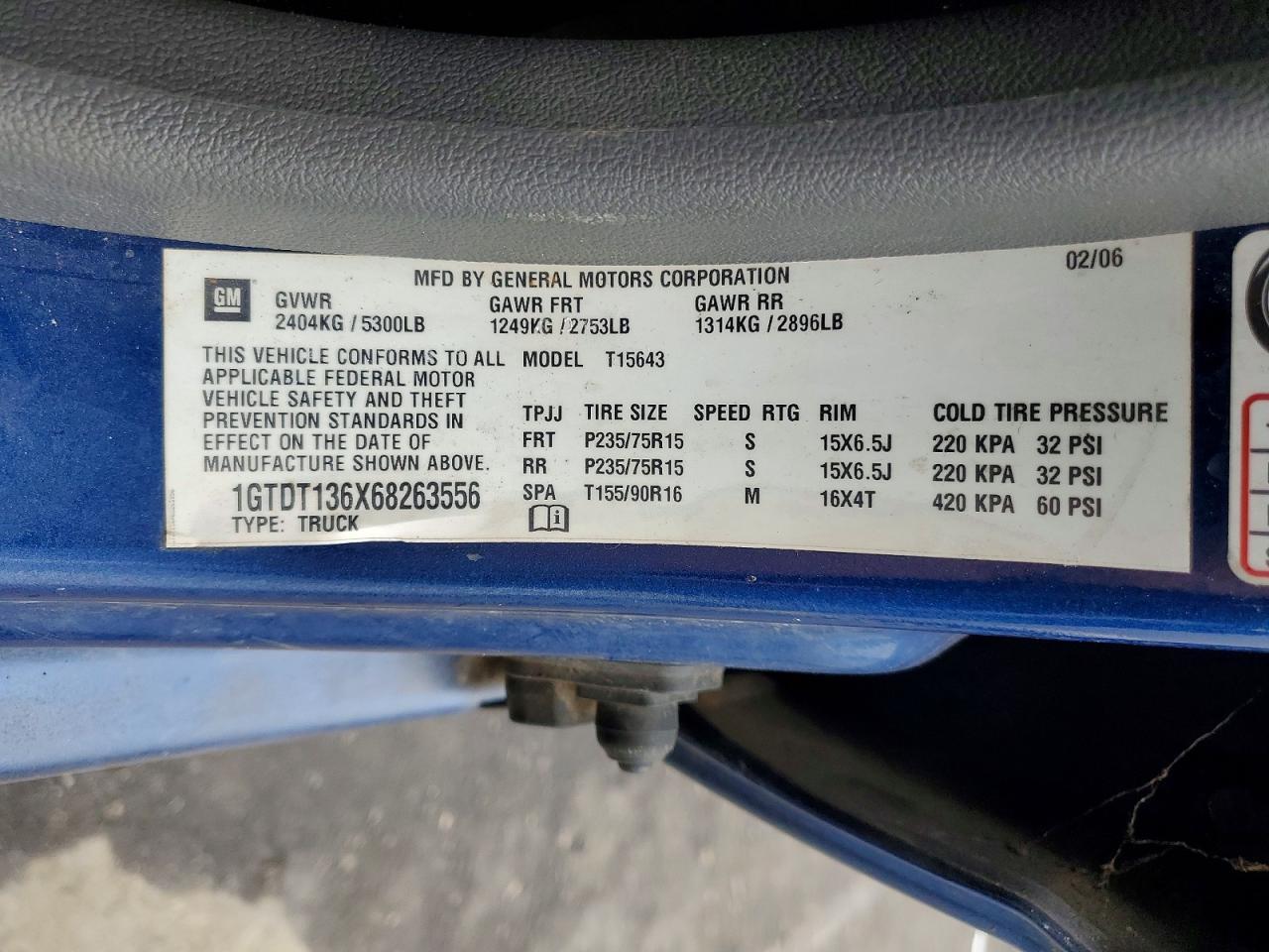 2006 GMC CANYON